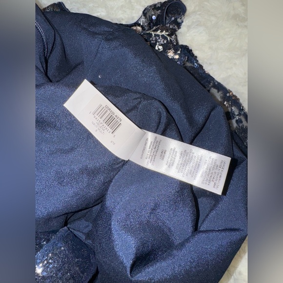 NWOT Dress The Population Helena Sequins Floral Mesh Sleeveless Dress sz S - Picture 7 of 8